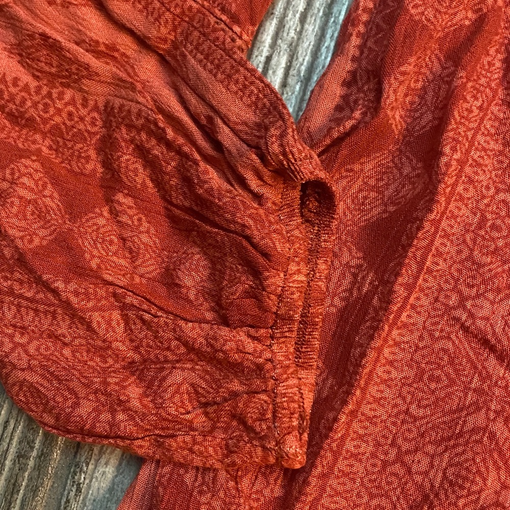 🎁Blue Rain Terracotta Patterned Blouse - Picture 5 of 6